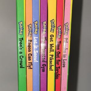 2005 8 Count Set Of Pokeman Scholastic Childrens Books